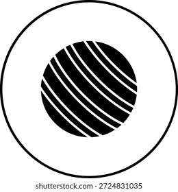 Icono de Vector de pelota de gimnasio. Se puede utilizar para aplicaciones de impresión, móviles y de Web.