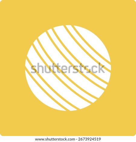 Gym Ball vector icon. Can be used for printing, mobile and web applications.