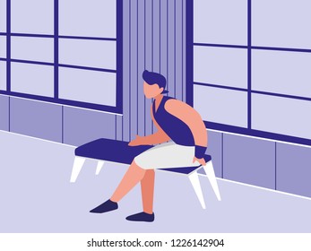 gym bench design