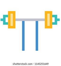 gym bench press exercise  