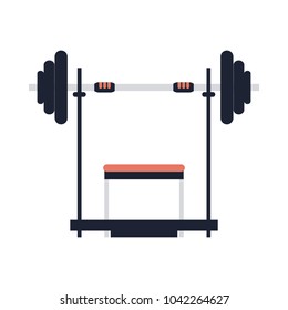 Gym bench weights