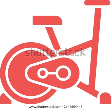 Gym Bike vector icon. Can be used for printing, mobile and web applications.