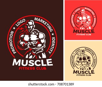 Gym and Body Building Logo Identity