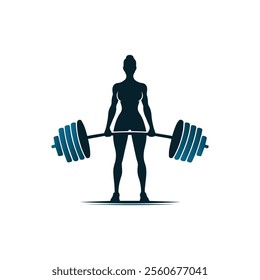 Gym Body Logo Design Vector Illustration