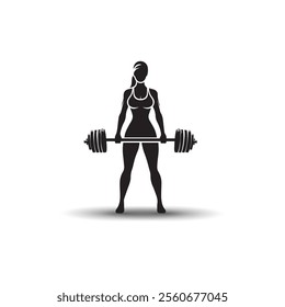 Gym Body Logo Design Vector Illustration