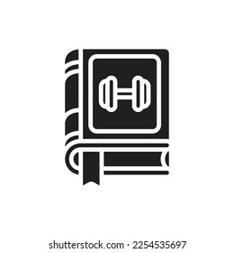 Ilustración de vectores de iconos rellenados en libro de gimanes