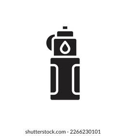 Gym Bottle Filled Icon Vector illustrator