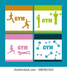 Gym cards and banners