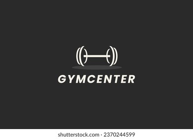 gym center logo vector icon illustration