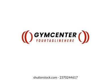 gym center logo vector icon illustration