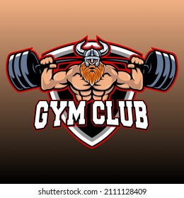 Gym Club Logo E-Sports Mascot