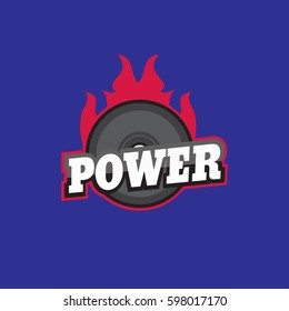 Gym club vector logo