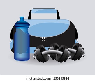 gym concept design, vector illustration eps10 graphic 