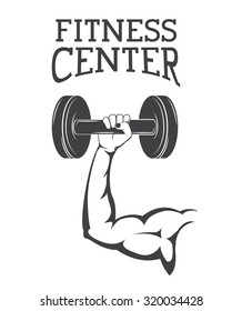 Gym concept with fitness icons  design, vector illustration eps 10