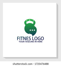 gym consult icon logo design template vector, sport logo design inspiration