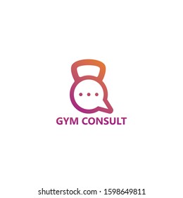 Gym Consult Logo Template Design