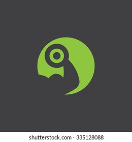 gym cut identity template icon design element