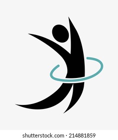 gym design over white background vector illustration