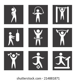 gym design over white background vector illustration
