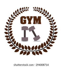 Gym digital design, vector illustration eps 10