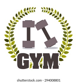 Gym digital design, vector illustration eps 10