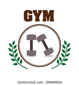 Gym digital design, vector illustration eps 10