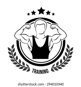 Gym digital design, vector illustration eps 10