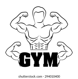 Gym digital design, vector illustration eps 10