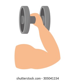 Gym digital design, vector illustration 10 eps graphic