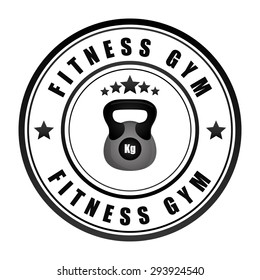 Gym digital design, vector ilustration eps 10.