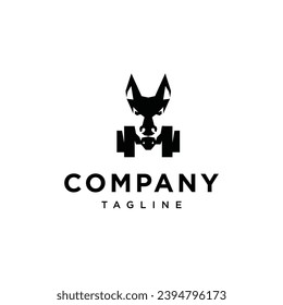 
Gym Dog logo icon vector template.eps