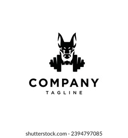 
Gym Dog logo icon vector template.eps