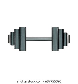 gym dumbbell bodybuilding and weightlifting sport equipment
