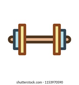 gym dumbbell exercise 