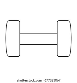 Gym dumbbell weigth