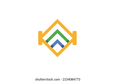 Gym and Equipment Fitness Logo