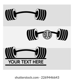 Gym Equipment SVG, Gym, Dumbbell set, Barbell Set, Weight Plates Silhouette, Weights Svg, Weight Plates, Gym Equipment Vector, Eps, Cut file