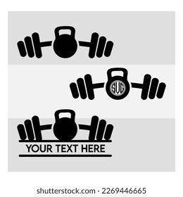 Gym Equipment SVG, Gym, Dumbbell set, Barbell Set, Weight Plates Silhouette, Weights Svg, Weight Plates, Gym Equipment Vector, Eps, Cut file