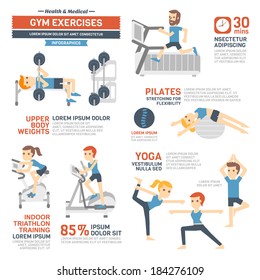 GYM Exercises  Infographics