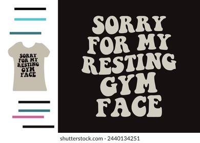 Gym face t shirt design