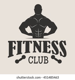 Neon Fitness Club Sign On Brick Stock Vector (Royalty Free) 1157342596