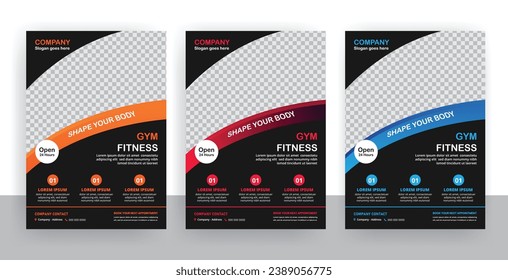 GYM and Fitness Flyer Design Template