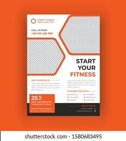 Gym and Fitness Flyer Template