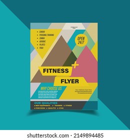 Gym or Fitness Flyer Template