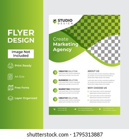 Gym Fitness Flyer Template Design Brochure, Annual Report, Magazine, Poster, Corporate, Flyer, layout modern size A4 Template, Easy to use and edit.