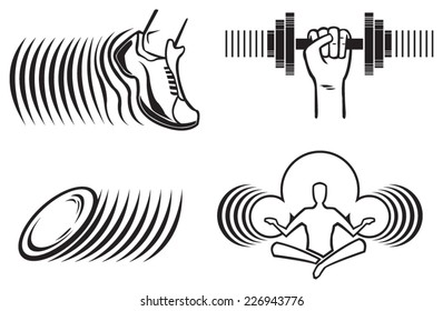 Gym Fitness Graphics / Icons