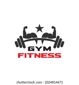 Gym fitness health people logo vector
