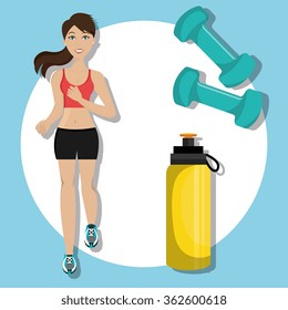 Gym and fitness lifestyle