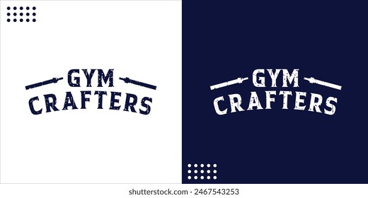 GYM Fitness logo concept, Design Inspiration, Illustration, Vector