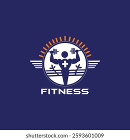 GYM AND FITNESS LOGO DESIGN